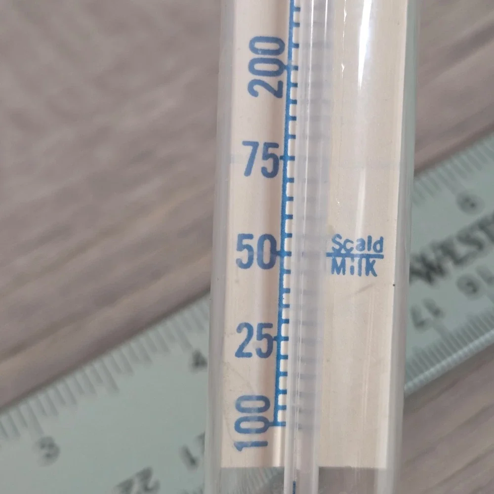 Vintage Maid of Honor Candy Icing Deep Fat Thermometer USA Wood Knob untested